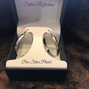 Silver plated earrings